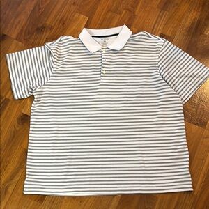 George White and Black Polo Shirt Classic Design